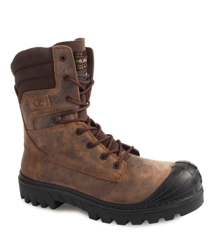 Houston, Brown | Metal Free 9" Leather Work Boots