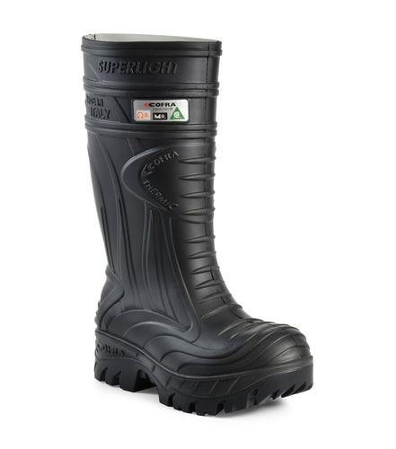 Thermic, Black | Insulated PU Work Boots | Metguard Protection